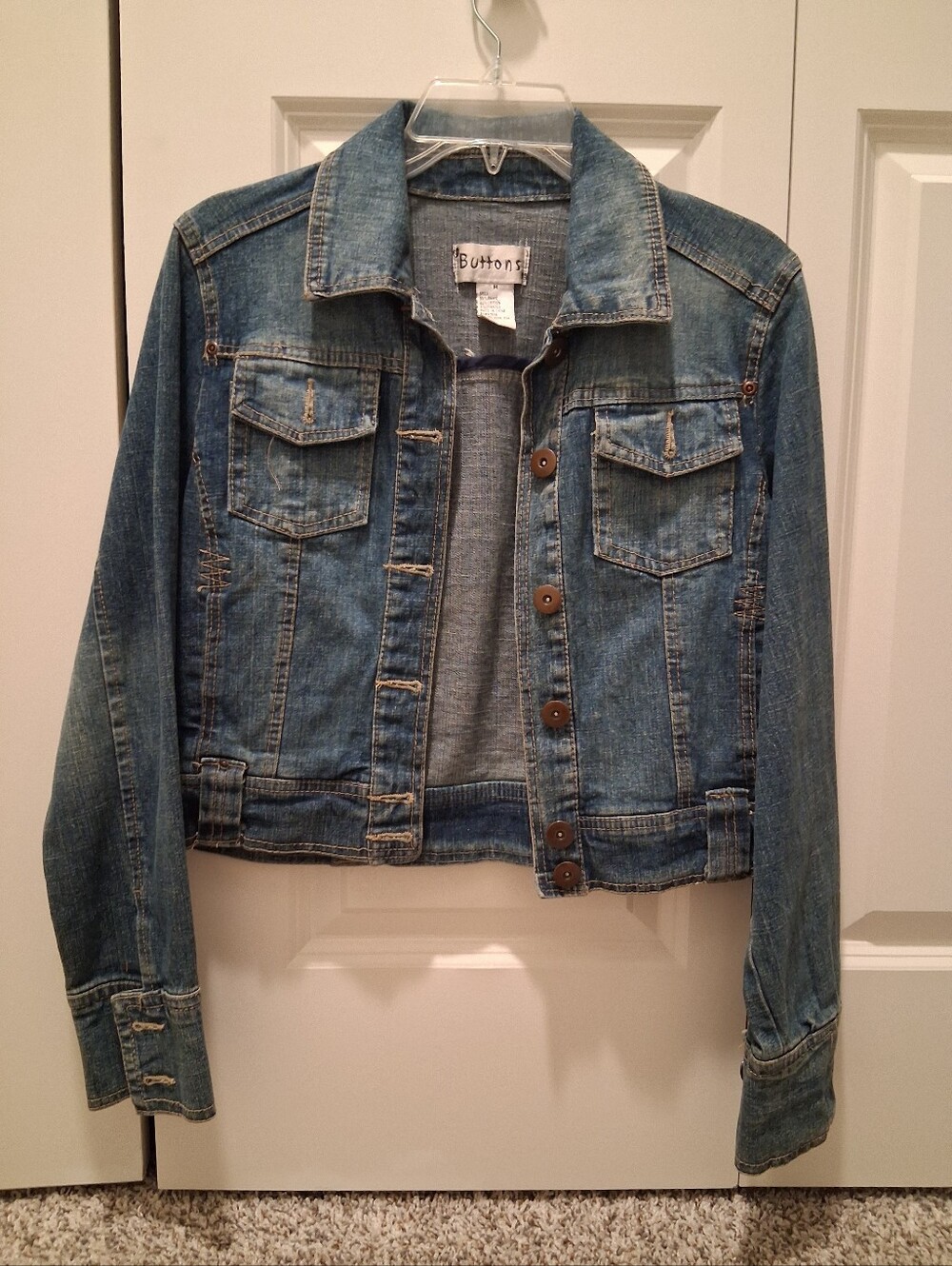 Cropped Denim Jacket - Picture 2 of 6